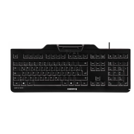 CHERRY KC 1000 SC tastiera USB AZERTY Belga Nero (JK-A0100BE-2)