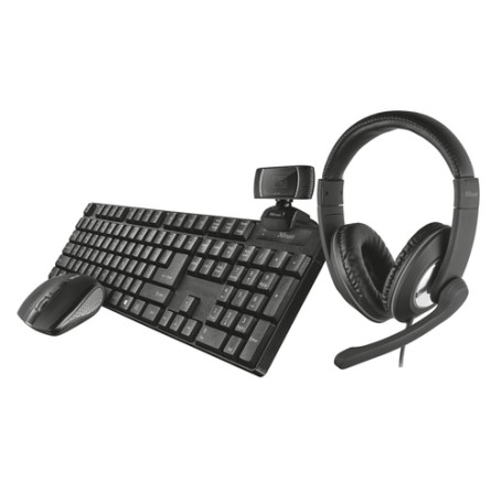 Trust Qoby tastiera RF Wireless Nero (24043)