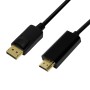LogiLink CV0126 cavo e adattatore video 1 m DisplayPort HDMI tipo A (Standard) Nero (CV0126)