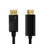 LogiLink CV0126 cavo e adattatore video 1 m DisplayPort HDMI tipo A (Standard) Nero (CV0126)