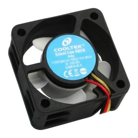 Cooltek Silent Fan 4020 Case per computer Ventilatore 4 cm Nero, Bianco (CT4020BW)