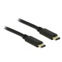 DeLOCK 2m, 2xUSB2.0-C cavo USB USB 2.0 USB C Nero (83332)