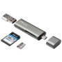 PNY R-TC-UA-3N1E01-RB lettore di schede USB 3.2 Gen 1 (3.1 Gen 1) Type-C Metallico (R-TC-UA-3N1E01-RB)