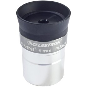 Celestron Omni 6 mm oculare Telescopio 5 mm Nero, Argento (CE93317)