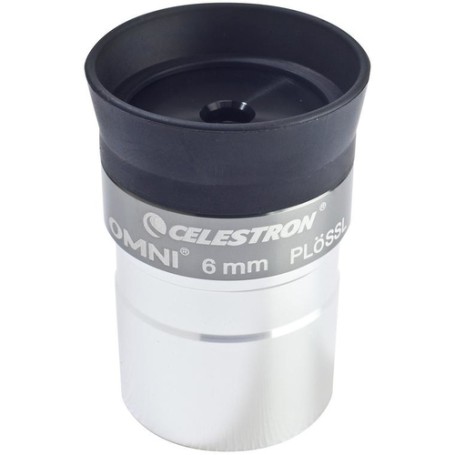 Celestron Omni 6 mm oculare Telescopio 5 mm Nero, Argento (CE93317)
