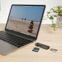 PNY R-TC-UA-3N1E01-RB lettore di schede USB 3.2 Gen 1 (3.1 Gen 1) Type-C Metallico (R-TC-UA-3N1E01-RB)