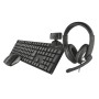 Trust Qoby tastiera RF Wireless Nero (24043)