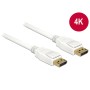 DeLOCK 1m, 2xDisplayPort DisplayPort Bianco (84876)