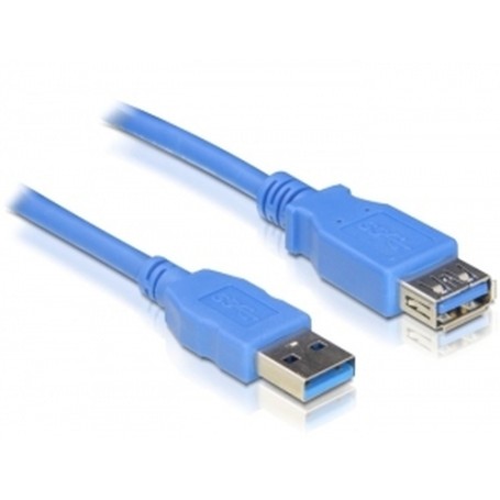 DeLOCK USB 3.0 male/female A/A - 3m cavo USB USB A Blu (82540)