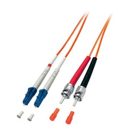 Equip LC/ST 50/125μm 5.0m cavo a fibre ottiche 5 m OM2 Arancione (254215)