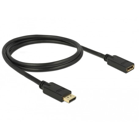 DeLOCK 83809 cavo DisplayPort 1 m Nero (83809)