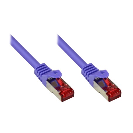 Alcasa RJ45-RJ45, m-m, 2m cavo di rete Viola Cat6 S/FTP (S-STP) (8060-020V)