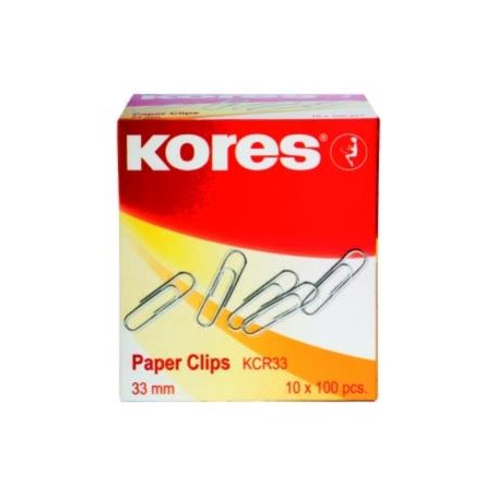 Kores B-BK43012 fermaglio Metallo 1000 pz (43012A)