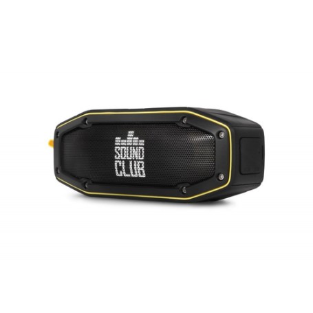GOCLEVER Sound Club RUGGED MINI Altoparlante portatile stereo Nero, Giallo 10 W (ASSCRUGM)