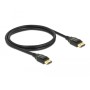 DeLOCK Cable DisplayPort 1.2 male  DisplayPort male 4K 1 m Nero (82423)