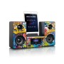 Lenco MC-020 Mini impianto audio domestico 10 W Multicolore (MC-020 Tags)