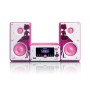 Lenco MC-020 Mini impianto audio domestico 10 W Rosa, Bianco (MC-020 Princess)