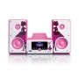 Lenco MC-020 Mini impianto audio domestico 10 W Rosa, Bianco (MC-020 Princess)