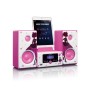 Lenco MC-020 Mini impianto audio domestico 10 W Rosa, Bianco (MC-020 Princess)