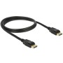 DeLOCK 1m Displayport 1.2a Nero (83805)