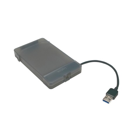 LogiLink AU0037 contenitore di unità di archiviazione Box esterno HDD/SSD Grigio 2.5" (AU0037)