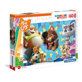 Clementoni 44 Cats Puzzle di contorno 60 pz (26441)
