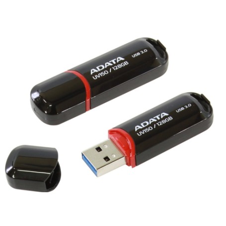 ADATA AUV150-128G-RBK unità flash USB 128 GB USB tipo A 3.2 Gen 1 (3.1 Gen 1) Nero (AUV150-128G-RBK)