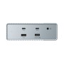 Targus HDG215-EUZ hub di interfaccia USB 3.2 Gen 2 (3.1 Gen 2) Type-C Argento (HDG215-EUZ)