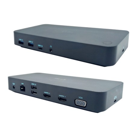 i-tec CATRIPLEDOCKVGAPD replicatore di porte e docking station per notebook Cablato USB 3.2 Gen 1 (3.1 Gen 1 (CATRIPLEDOCKVGAPD)
