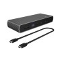 ICY BOX IB-DK8801-TB4 Cablato Thunderbolt 4 Antracite, Nero (IB-DK8801-TB4) (60988)