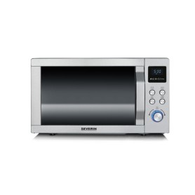 Severin MW 7776 forno a microonde Superficie piana Microonde con grill 25 L 900 W Argento (MW 7776)