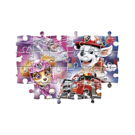 Clementoni Paw Patrol - 2x20 pezzi - Supercolor Puzzle (24786A)